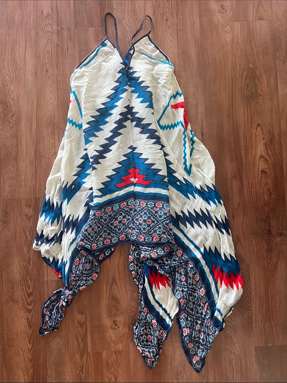 Theodora & Callum Art Geometric Scarf Dress